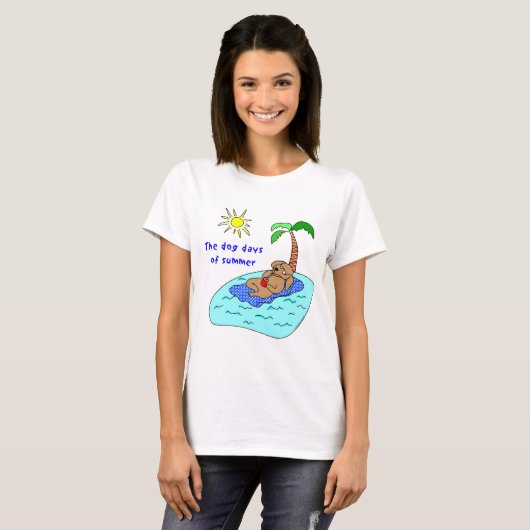 Dog Days of Summer T-shirt (Voorkant volledig)