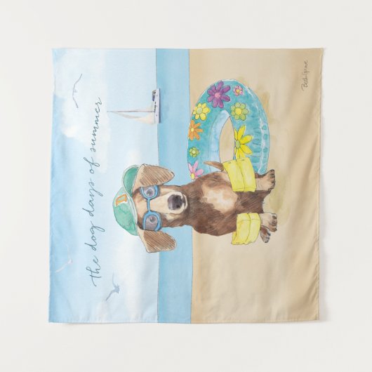 Dog Days of Summer Wandkleed (Voorkant)