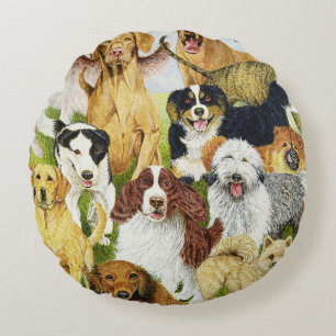 Dog Days Rond Kussen