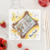 Dog Daze | Absurd Visual Humor Dinner Napkin Servet (Insitu)