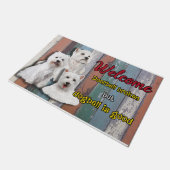 Dog Decorative Mat, Funny Dog Rug Deurmat (Schuin)