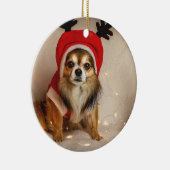 Dog Deer Keramisch Ornament (Rechts)