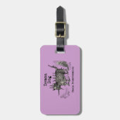 Dog Demon Funny Cute Bagagelabel (Voorkant verticaal)