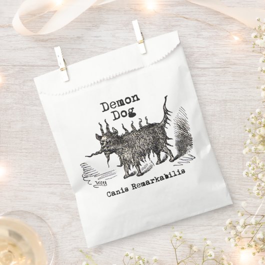 Dog Demon Funny Cute Bedankzakje (Geknipt)