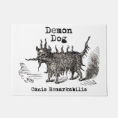 Dog Demon Funny Cute Deurmat (Voorkant)