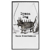 Dog Demon  Funny Cute Klein Cadeauzakje (Achterkant)