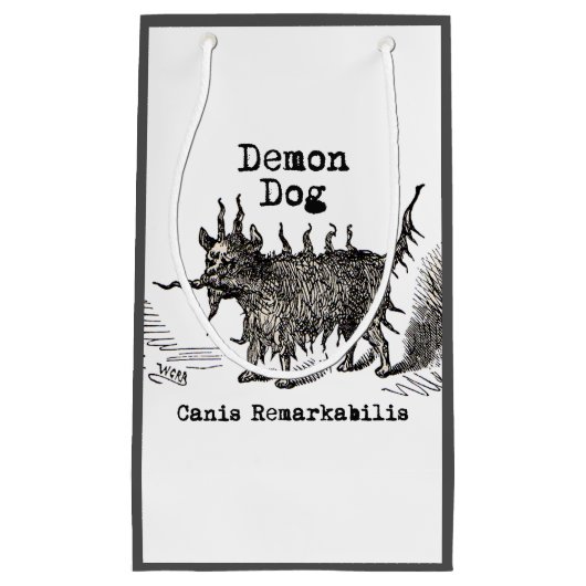 Dog Demon  Funny Cute Klein Cadeauzakje (Voorkant)