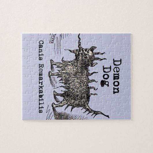 Dog Demon Funny Cute Legpuzzel (Horizontaal)