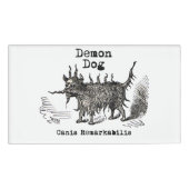 Dog Demon  Funny Cute Naambadge (Voorkant)