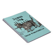Dog Demon Funny Cute Notitieboek (Rechterzijde)