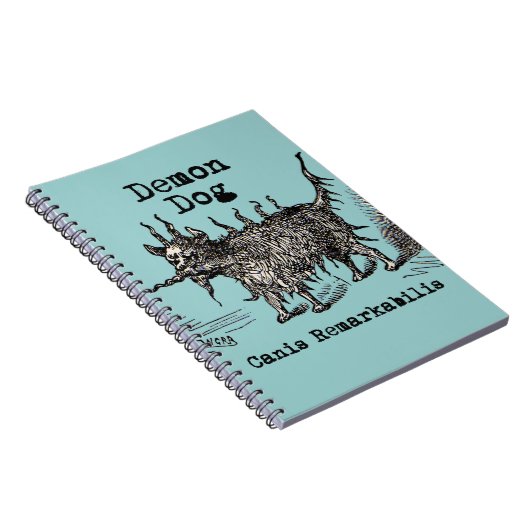 Dog Demon  Funny Cute Notitieboek (Rechterzijde)