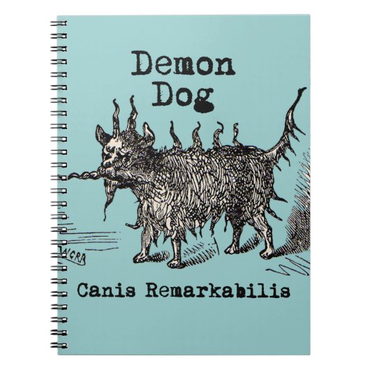 Dog Demon Funny Cute Notitieboek (Voorkant)