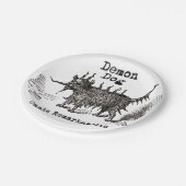 Dog Demon Funny Cute Papieren Bordje (Gekanteld)