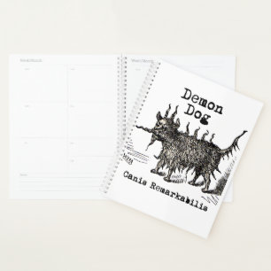 Dog Demon Funny Cute Planner