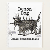 Dog Demon Funny Cute Planner (Voorkant)