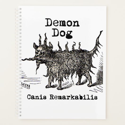 Dog Demon Funny Cute Planner (Voorkant)