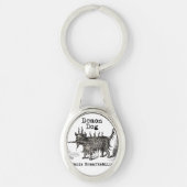 Dog Demon Funny Cute Sleutelhanger (Voorkant)