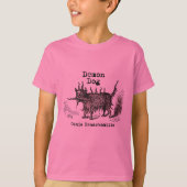 Dog Demon  Funny Cute T-shirt (Voorkant)