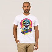 Dog Design Mannen T- Shirt Best Design (Voorkant volledig)