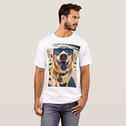 Dog design T-shirt (Voorkant volledig)