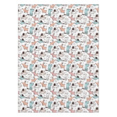 Dog Designer Tablecloth - Dog Birthday Party Gift Tafelkleed (Voorkant)