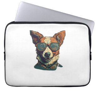 Dog Designs Een eerbetoon aan de meest trouwe huis Laptop Sleeve