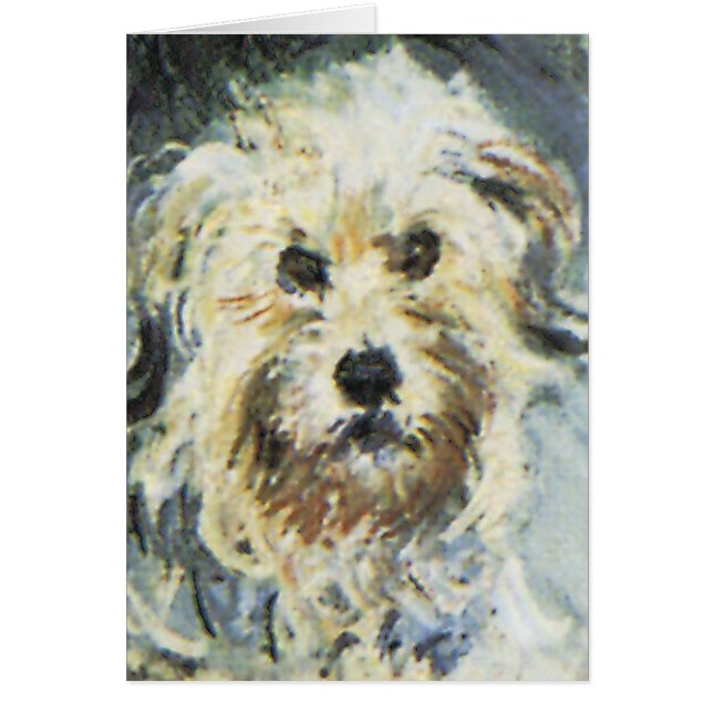 Dog Detail van Claude Monet Painting (Voorkant)