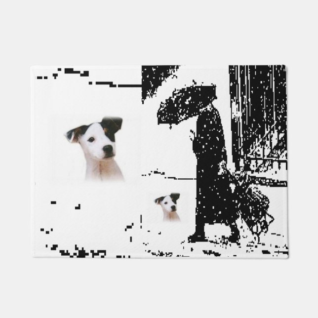 Dog Deurklep Deurmat (Voorkant)