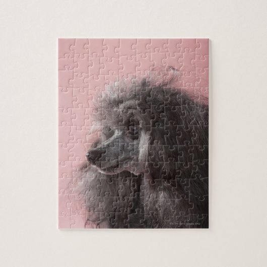 Dog die weg kijkt legpuzzel (Verticaal)