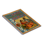 Dog Dinner Party  hondenafbeelding Notitieboek (Rechterzijde)