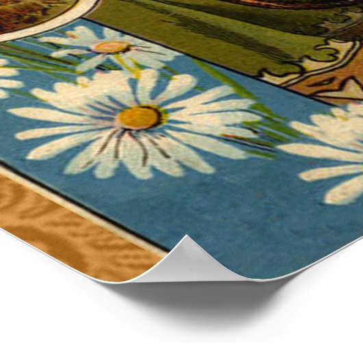 Dog Dinner Party  hondenafbeelding Poster (Hoek)