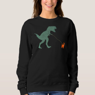 Dog Dinosaur Vintage Tyrannosaurus Rex & Yorkie Trui
