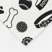 Dog Dish, Awards, ballen en poten Fleece Deken (Hoek)