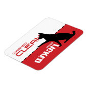 Dog Dishwasmachine Magnet - Gematureerd Schoon Magneet (Linkerzijde)