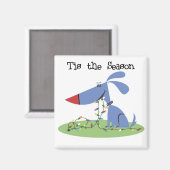 Dog Dit is de Seizoenvakantieoverhemden en cadeaut Magneet (Voorkant / Achterkant)