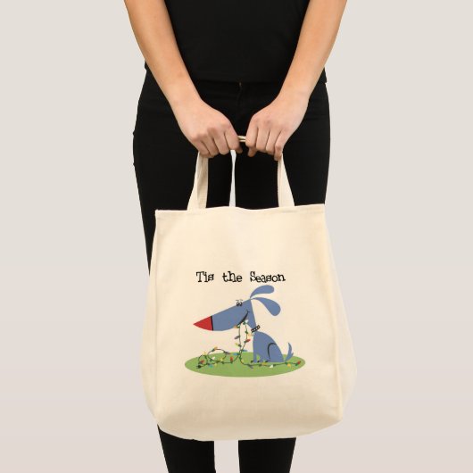 Dog Dit is de Seizoenvakantieoverhemden en cadeaut Tote Bag (Voorkant (product))