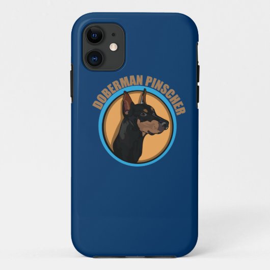 Dog doberman pinscher Case-Mate iPhone case (Achterkant)