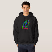 Dog Doberman Pinscher Skateboard Hoodie (Voorkant volledig)