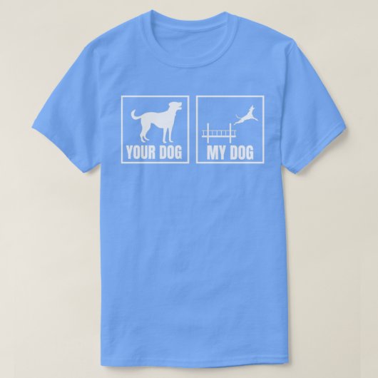 Dog Dock Jumping T-shirt (Design voorkant)