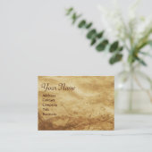 DOG DOCTOR MET KITTEN Parchment Monogram Visitekaartje (Staand voorkant)