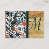 DOG DOCTOR MET KITTEN Parchment Monogram Visitekaartje (Achterkant)