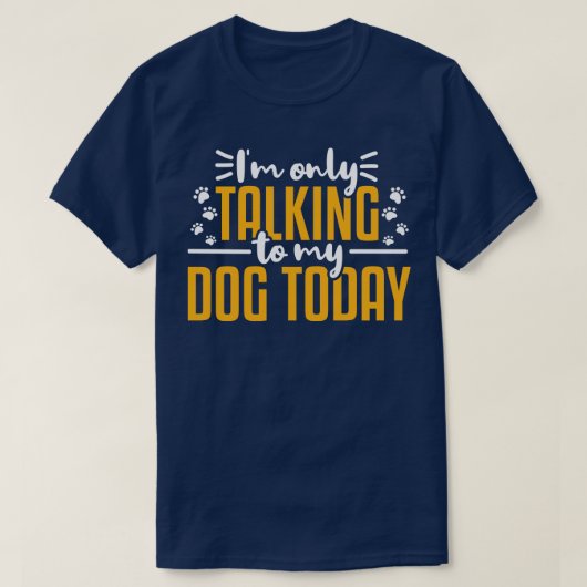 Dog Dog mama Dog Dad Introvert T-shirt (Design voorkant)