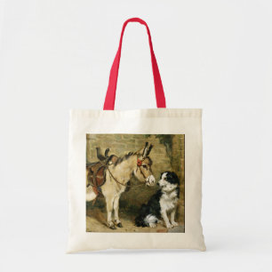 Dog & Donkey Animal Friends -  kunst van Emms Tote Bag