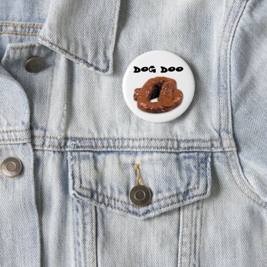 Dog Doo Ronde Button 5,7 Cm (In situ)