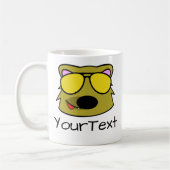 Dog Doodle Face Personalized Coffee Mok (Links)