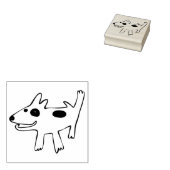 Dog Doodle Rubberstempel (Gestempeld)