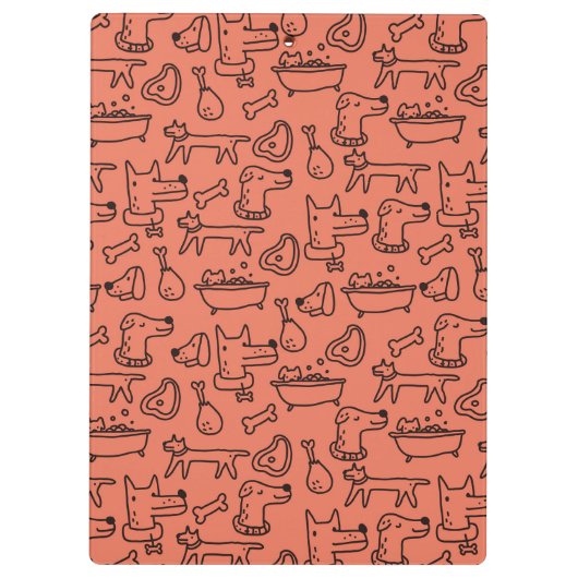 Dog Doodles Klembord (Achterkant)