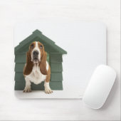 Dog door doghouse muismat (Met muis)