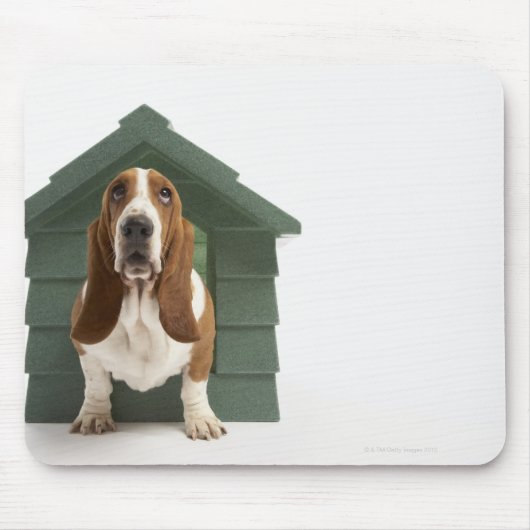 Dog door doghouse muismat (Voorkant)