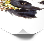 Dog draagt Happy New Years Pet Foto Afdruk (Hoek)